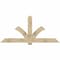 Ekena Millwork Redmond Rough Sawn Timber Gable Bracket, Douglas Fir, 84"W x 38"H x 6"D x 6"F, 11/12 Pitch GBW084X38X0606RED00RDF - alternate 1